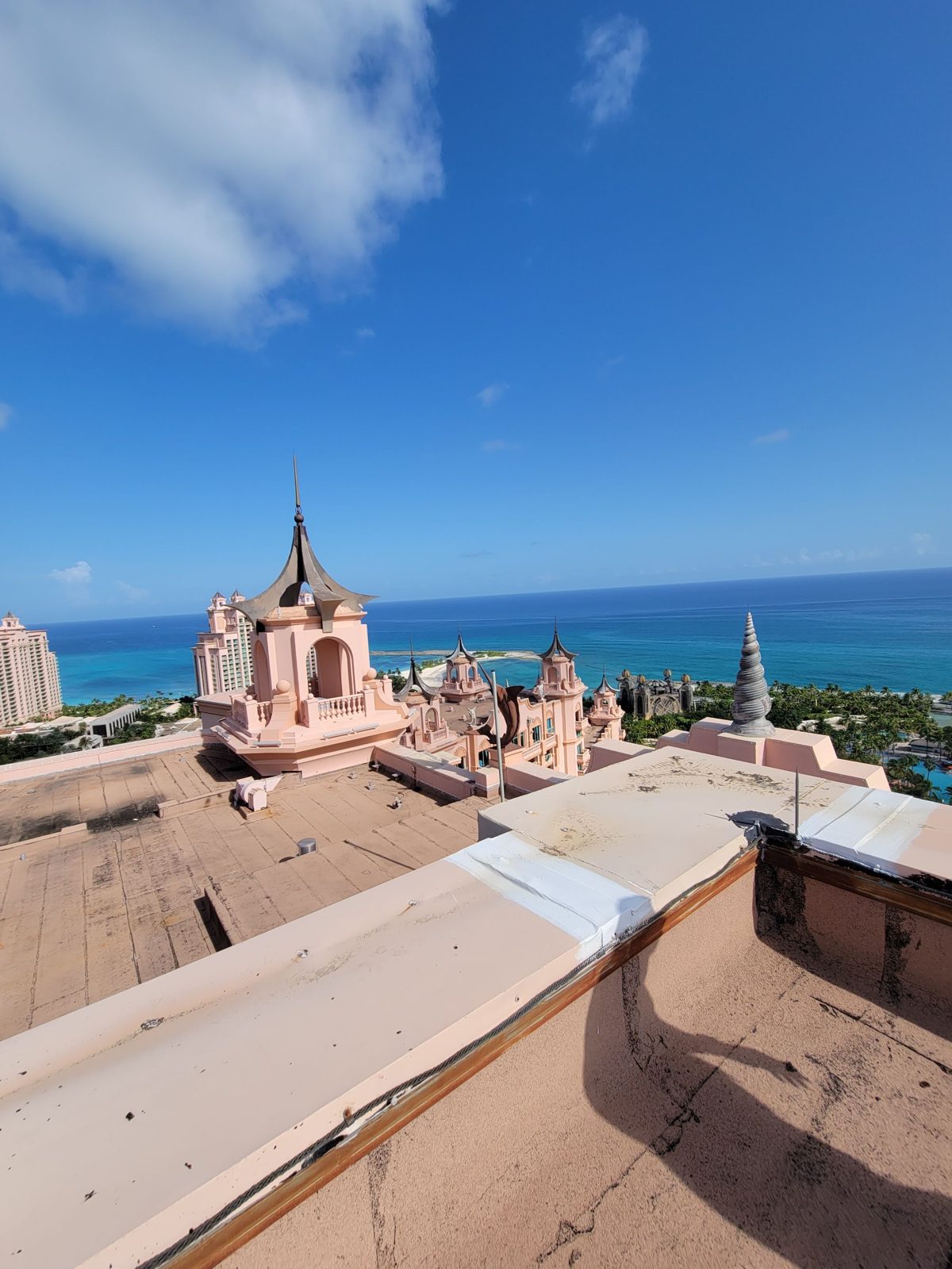 Atlantis resort roof assessment photo 9 on Paradise Island Bahamas