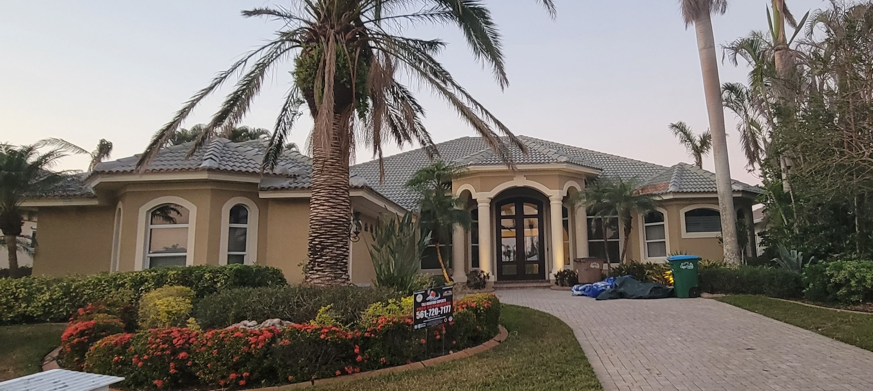 Property exterior associated with tile roof repairs, Big Texas Roofing and Solar