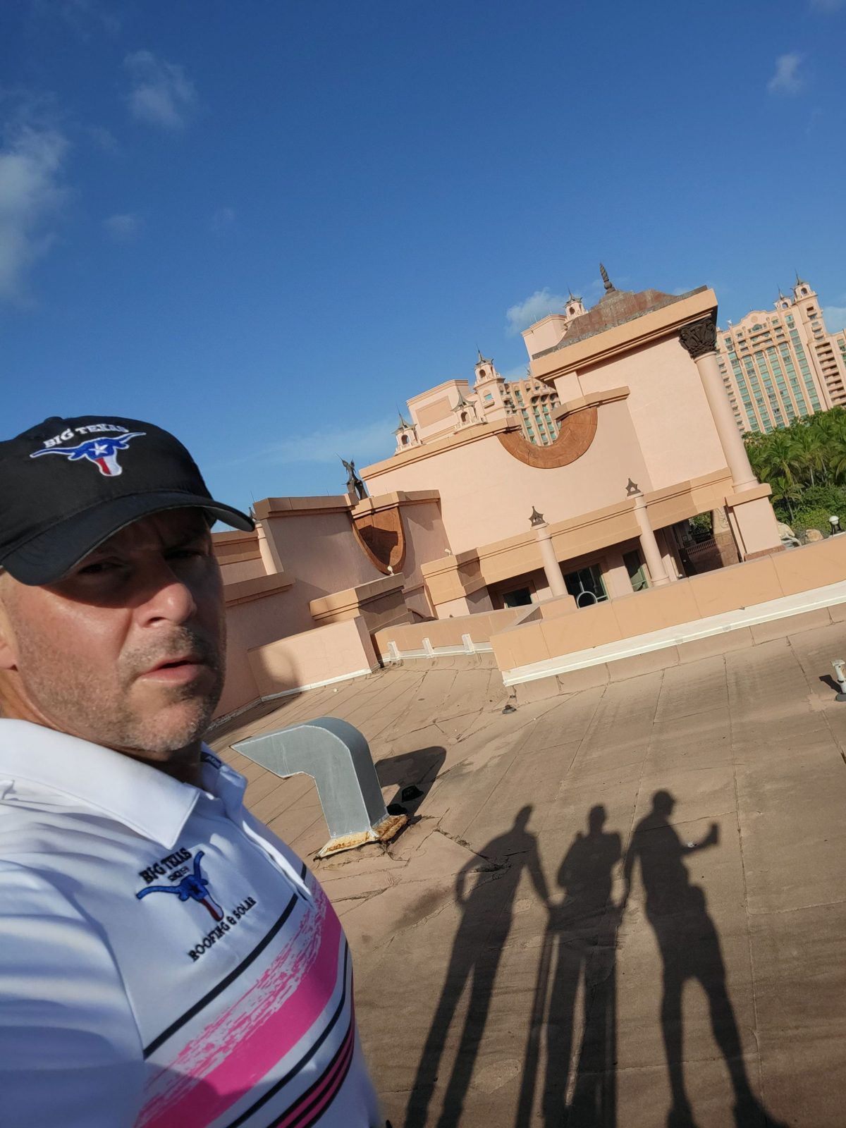Forensic analysis team on the Atlantis roof, Atlantis Bahamas