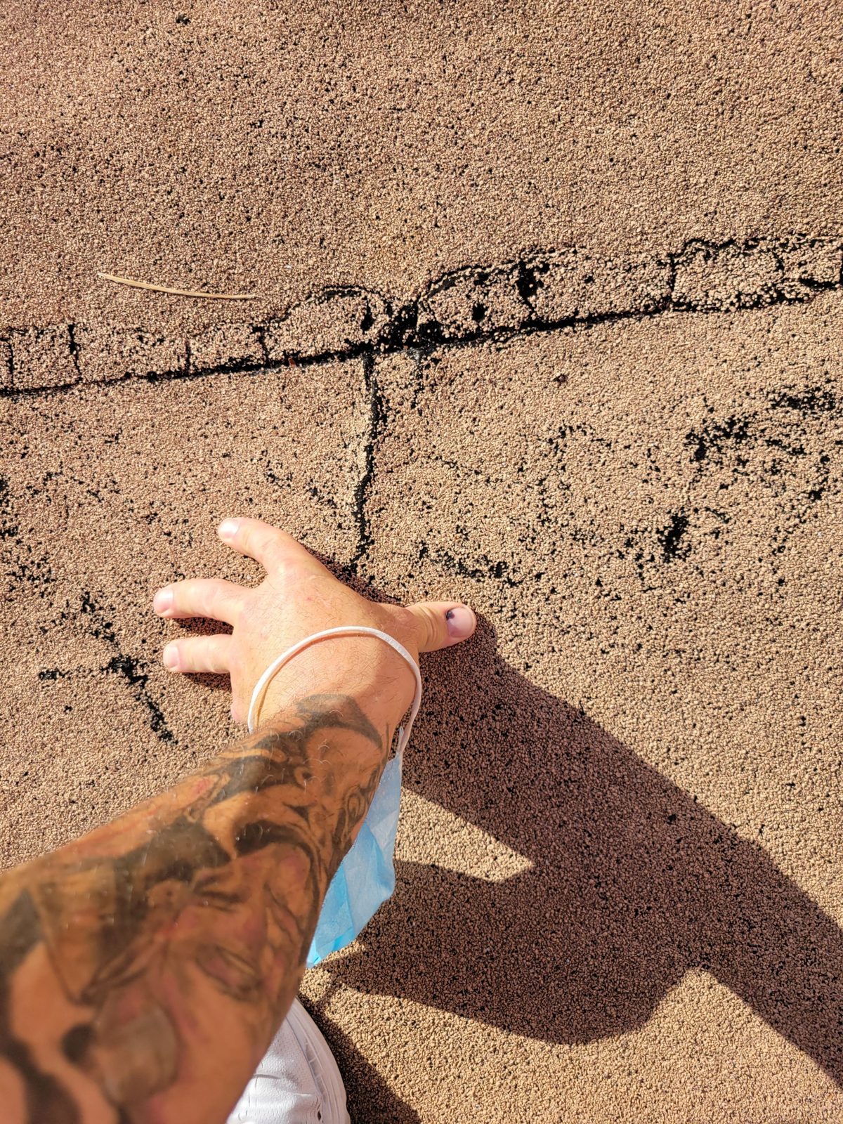 Documenting a membrane seam failure during forensic analysis, Atlantis Bahamas