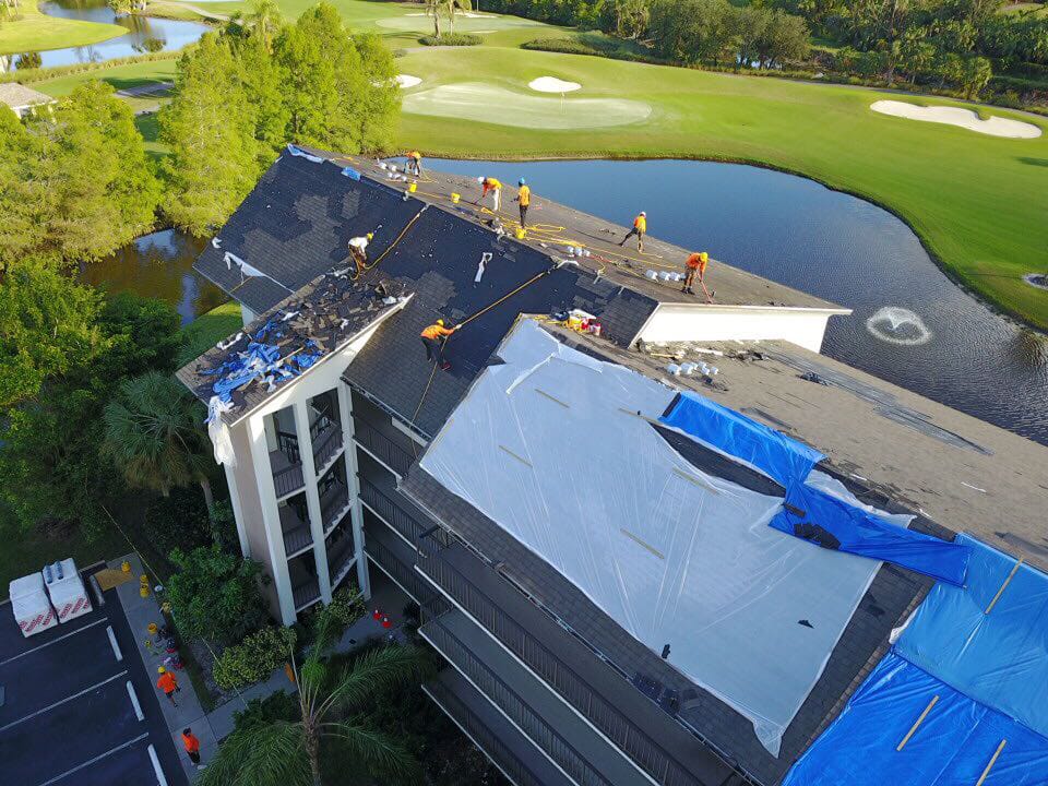 Large multifamily property served by Big Texas Roofing